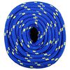 vidaXL Boottouw 18 mm 100 m polypropeen blauw