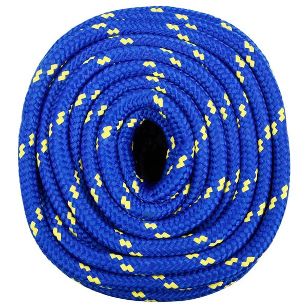 vidaXL Boottouw 18 mm 100 m polypropeen blauw