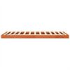 vidaXL Bedframe massief grenenhout wasbruin 120x190 cm