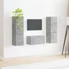 vidaXL Tv-meubelset 5 pcs Beton Grijs Bewerkt hout