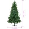 vidaXL Kerstboom met 150 LED met standaard Groen 150 cm PE