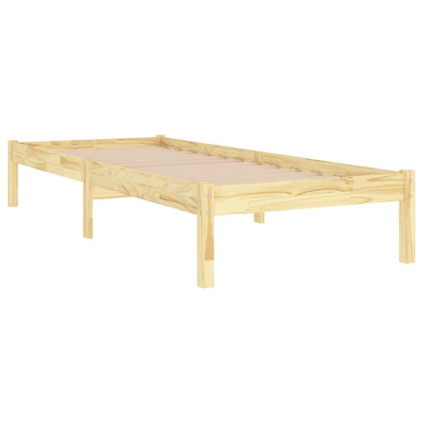 vidaXL Bedframe massief hout 90x190 cm