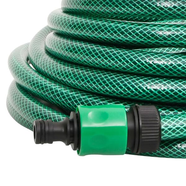 vidaXL Zwembadslang 30 m PVC groen