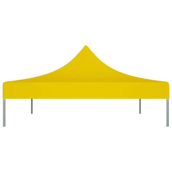 vidaXL Partytentdak 270 g/m² 4,5x3 m geel