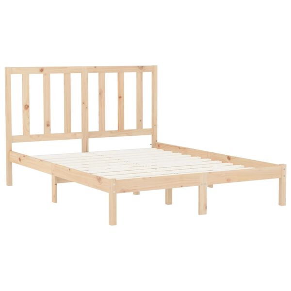 vidaXL Bedframe massief hout 150x200 cm