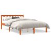 vidaXL Bedframe zonder matras massief grenenhout wasbruin 120x200 cm