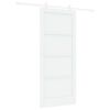 vidaXL Schuifdeur 86 x 198,5 cm Bewerkt hout Wit