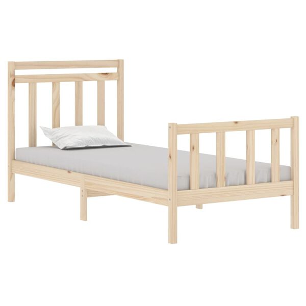 vidaXL Bedframe massief hout 90x190 cm
