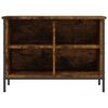 vidaXL Schoenenkast 69x35x50 cm bewerkt hout gerookt eikenkleurig