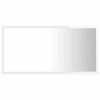 vidaXL Badkamerspiegel LED 80x8,5x37 cm acryl hoogglans wit