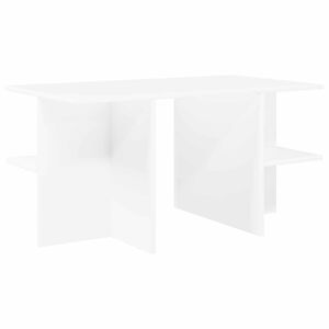 vidaXL Salontafel Wit 87 x 50 x 45 cm Geconstrueerd hout