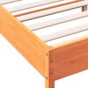 vidaXL Bedframe zonder matras massief grenenhout wasbruin 180x200 cm