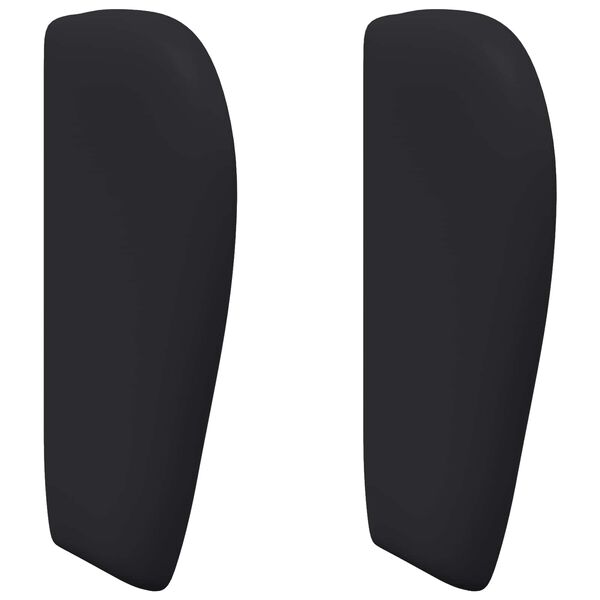 vidaXL Hoofdbord oor Zwart 40 x 23 x 6 cm PVC