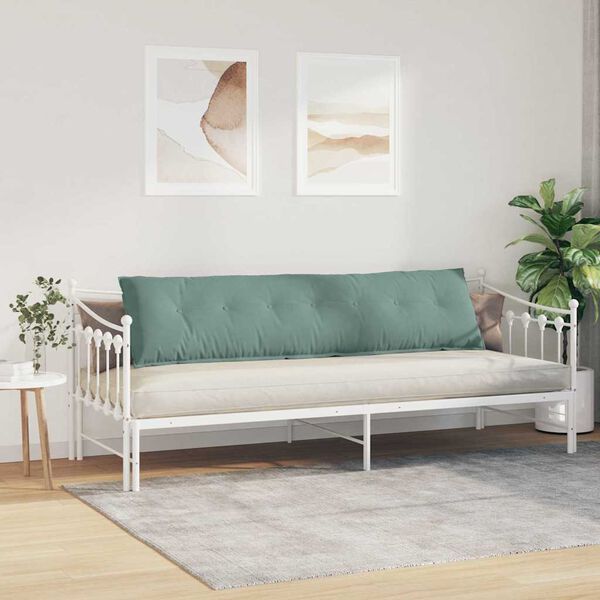 vidaXL Rugkussen Zeegroen 200 x 50 cm Cordstof