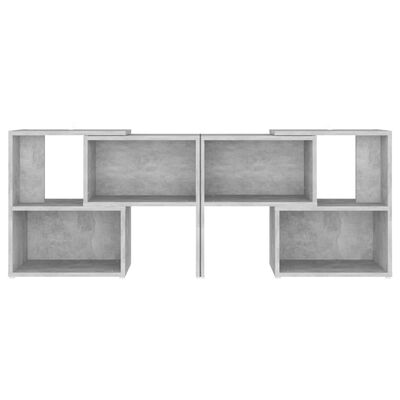 vidaXL Tv-meubel meubel 104x30x52 cm spaanplaat betongrijs