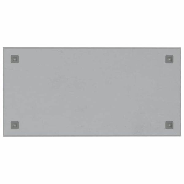 vidaXL Magneetbord voor aan de wand 80x40 cm gehard glas wit