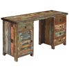 vidaXL Bureau 140x50x77 cm massief gerecycled hout