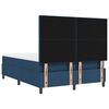 vidaXL Boxspringbed met matras met hoofdeinde Blauw 140 x 190 cm Stof