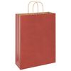 vidaXL Papieren zakken 50 st met hengsels 32x12x42 cm rood