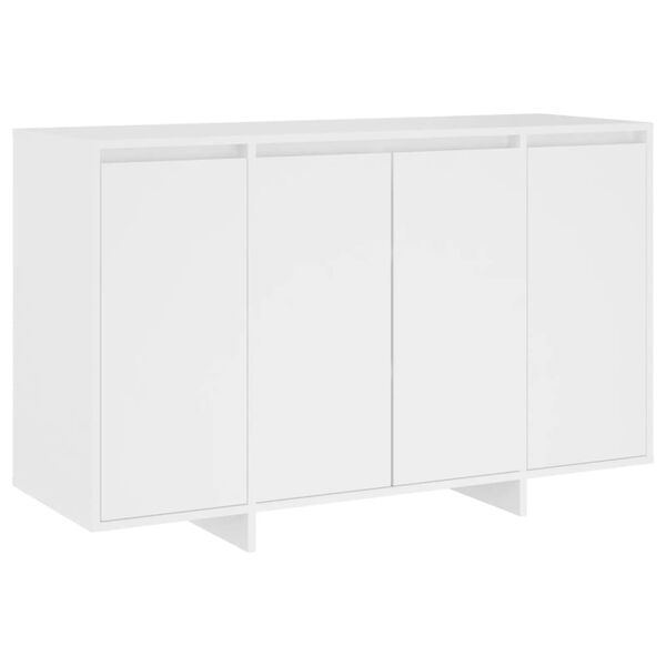 vidaXL Dressoir 120x41x75 cm bewerkt hout wit