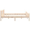 vidaXL Bedframe massief hout 120x190 cm