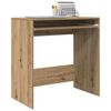 vidaXL Bureau artisanaal eikenkleurig 77,5 x 43 x 79 cm Bewerkt hout