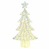 vidaXL Kerstboom met 160 LED Warmwit 150 cm PET