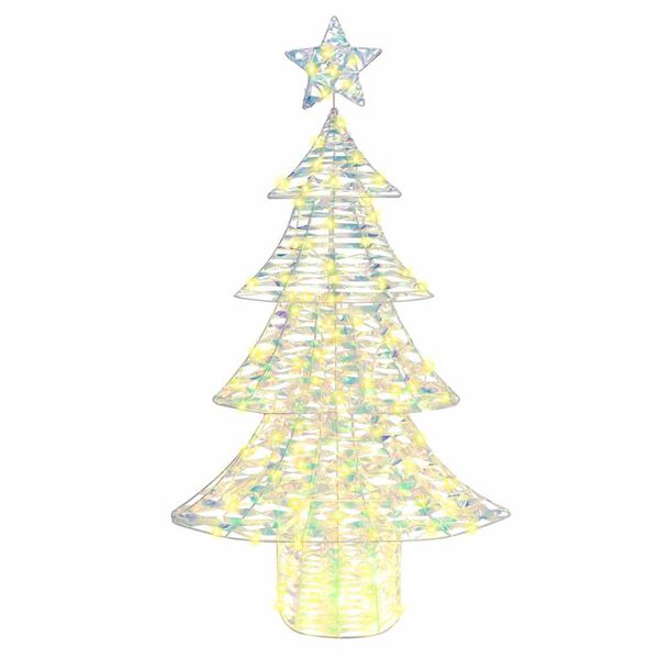 vidaXL Kerstboom met 160 LED Warmwit 150 cm PET