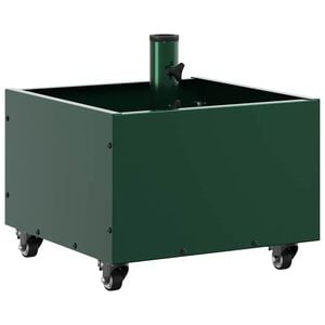 vidaXL Parasolvoet Groen 45 x 45 x 45 cm Staal