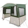 vidaXL Achterkleptent voor Caravan -persoons 352 x 250 x 240 cm Groen
