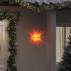 vidaXL Kerstlamp met LED inklapbaar 43 cm rood