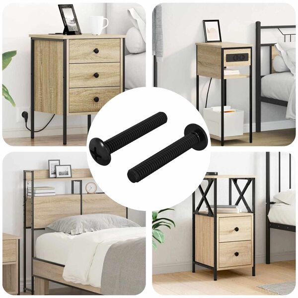 vidaXL Bout 2 pcs Zilver 5 x 30 mm IJzer