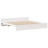 vidaXL Bedframe met hoofdeinde zonder matras 180x200 cm wit