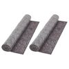 vidaXL Schildersvlies anti-slip 50 m 180 g/m&sup2; grijs 2 st