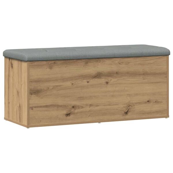 vidaXL Opbergbank Artisan Eikenhout 102x42x45 cm