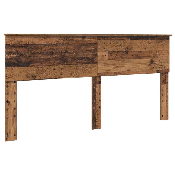 vidaXL Hoofdbord Oud Hout 200 cm Bewerkt hout