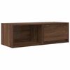 vidaXL Tv-meubel 80x31x25,5 cm bewerkt hout bruin eikenkleur