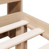 vidaXL Bed met boekenkast zonder matras massief grenenhout 75x190 cm