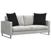 vidaXL Sofa Kussens 2 stuks Zwart 60 x 60 cm Stof