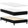 vidaXL Boxspringbed met matras Zwart 80 x 200 cm Fluweel