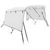 vidaXL Biminitop 3 bogen met zijwanden 183x(137-152)x137 cm