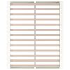 vidaXL Bedframe massief hout wit 150x200 cm