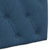 vidaXL Hangend Hoofdeinde Wandgemonteerd Blauw 150 x 55 x 7 cm Stof