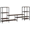 vidaXL Tv-meubel 206,5x28,5x95 cm bewerkt hout bruin eikenkleurig