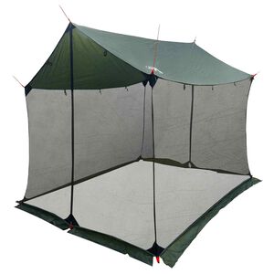 vidaXL Campingzeil met gaaswanden Legergroen 270 x 210 x 210 cm