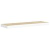 vidaXL Wandschappen zwevend 2 st 80x23,5x3,8 cm MDF eikenkleurig wit