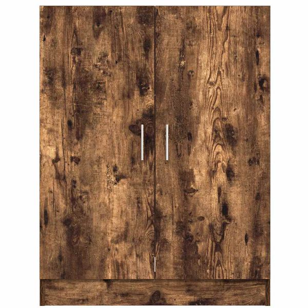 vidaXL Wasmachinekast 71x71,5x91,5 cm gerookt eikenkleurig