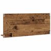 vidaXL Spiegelplank met plank Oud hout 90 x 10,5 x 37 cm Bewerkt hout