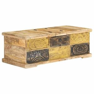 vidaXL Salontafel 100x50x35 cm massief mangohout