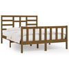 vidaXL Bedframe massief grenenhout honingbruin 160x200 cm
